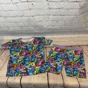 Showstoppers Monsters Inc Bamboo Short Set